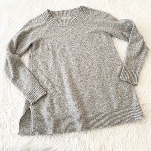 Loft Grey Colorful Speckled Sweater